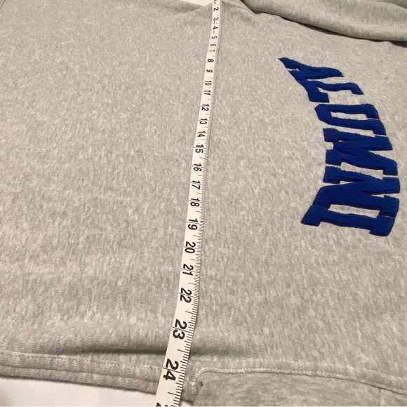 Aero Alumni Gray Crewneck Sweatshirt Oversized Size Medium Athleisure - Picture 11 of 13